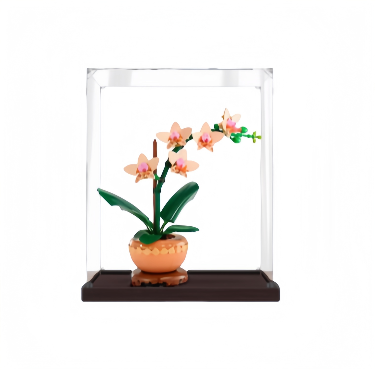 Acrylic Display Case For LEGO Mini Orchid 10343 OtoroCase acrylic-display-case-for-lego-mini-orchid-10343-otorocase