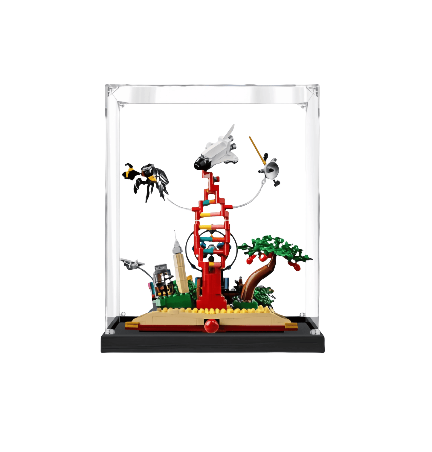 Acrylic Display Case for Lego The Evolution of STEM 21355
