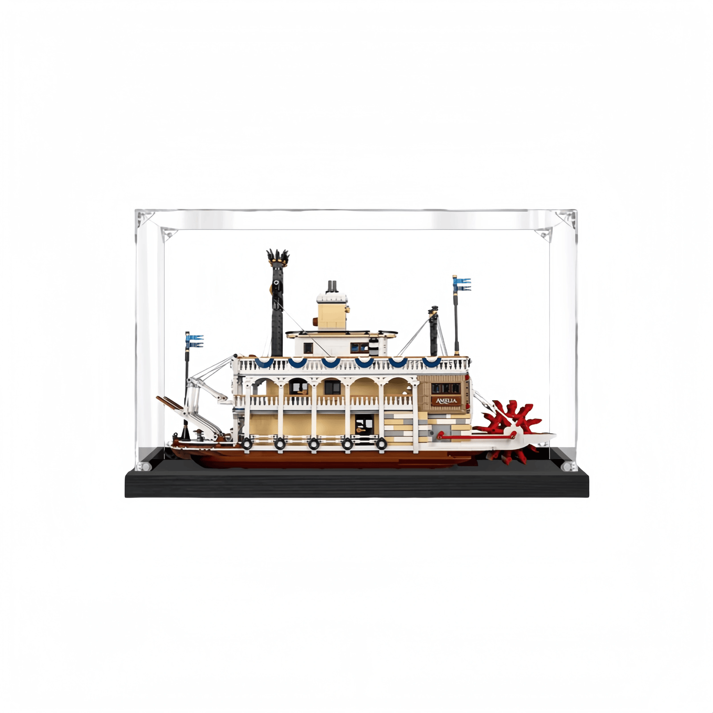 Acrylic Display Case for Lego® River Steamboat 21356