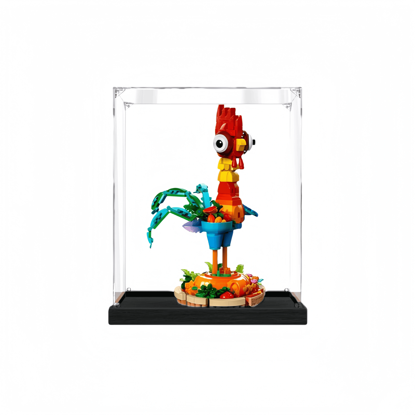 Acrylic Display Case for LEGO Heihei 43272