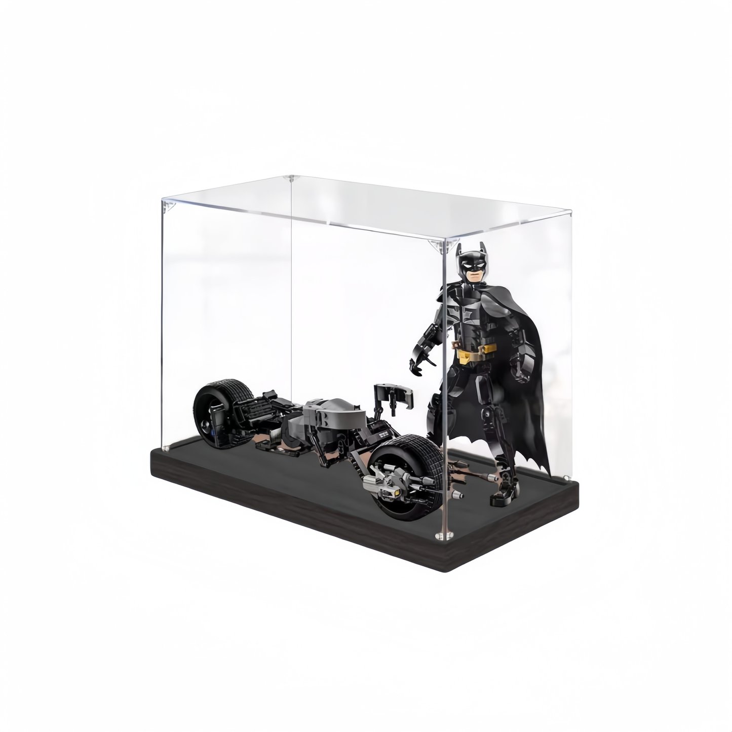 Acrylic Display Case for LEGO® Batman™ Construction Figure and Bat-Pod Bike 76273