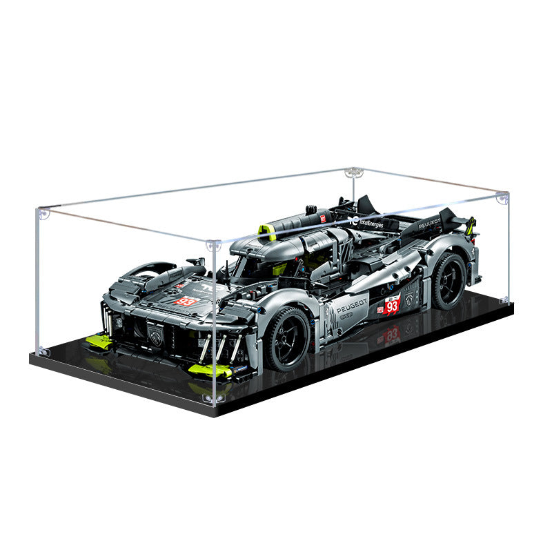 Acrylic Display Case for Lego PEUGEOT 9X8 24H Le Mans Hybrid Hypercar 42156