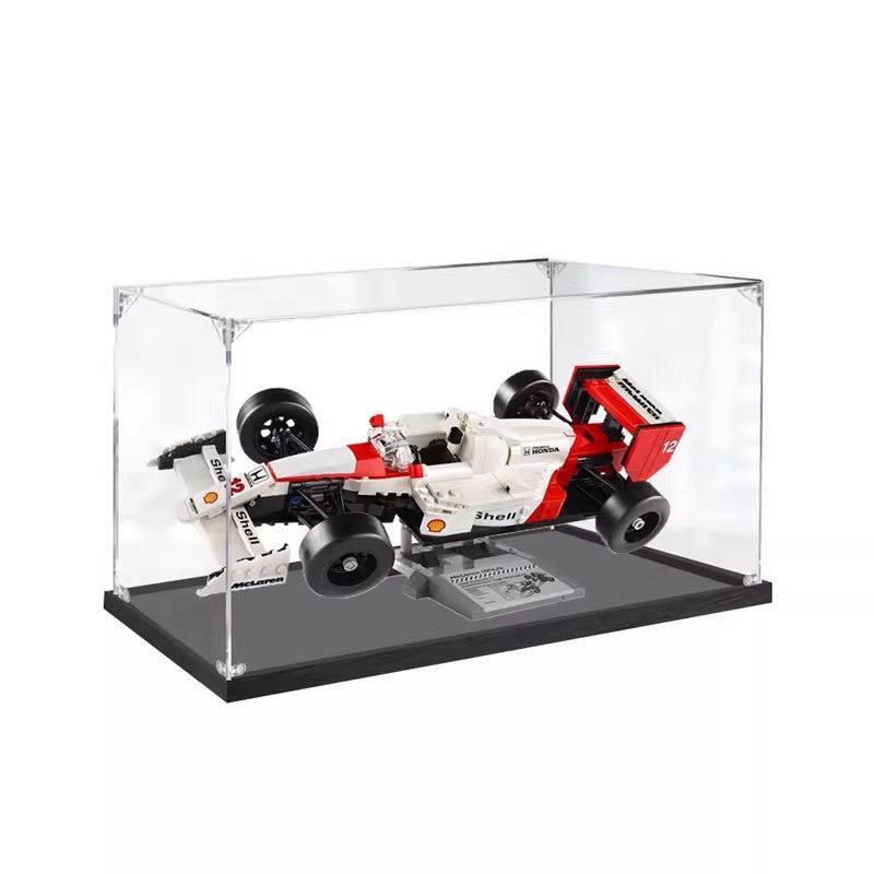 Acrylic Display Case for Lego McLaren MP4/4 & Ayrton Senna 10330