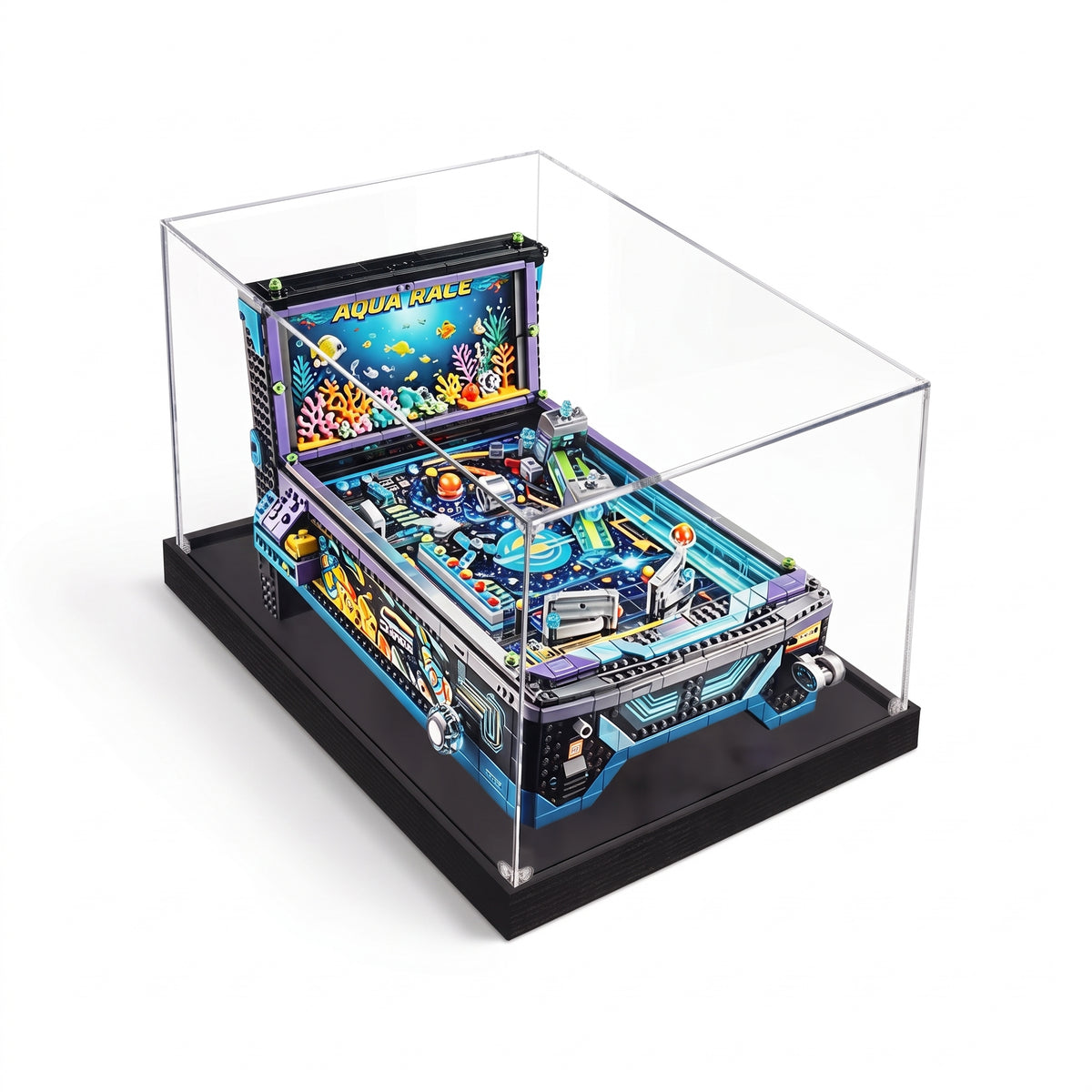 Acrylic Display Case for LEGO® Arcade Pinball Machine 11374
