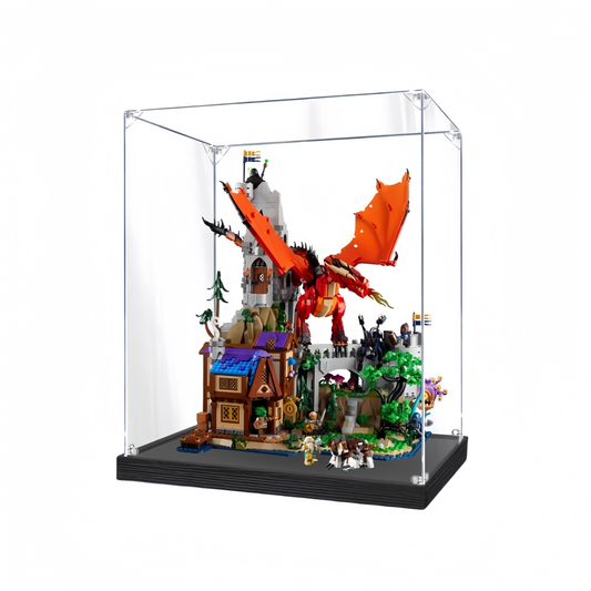 Acrylic Display Case for Lego Dungeons & Dragons: Red Dragon's Tale 21348
