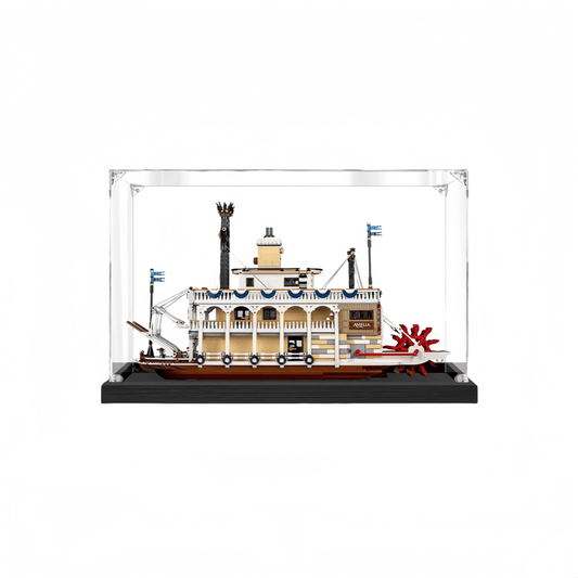 Acrylic Display Case for Lego® River Steamboat 21356