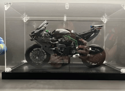 Acrylic Display Case for LEGO® Kawasaki Ninja H2R Motorcycle 42170