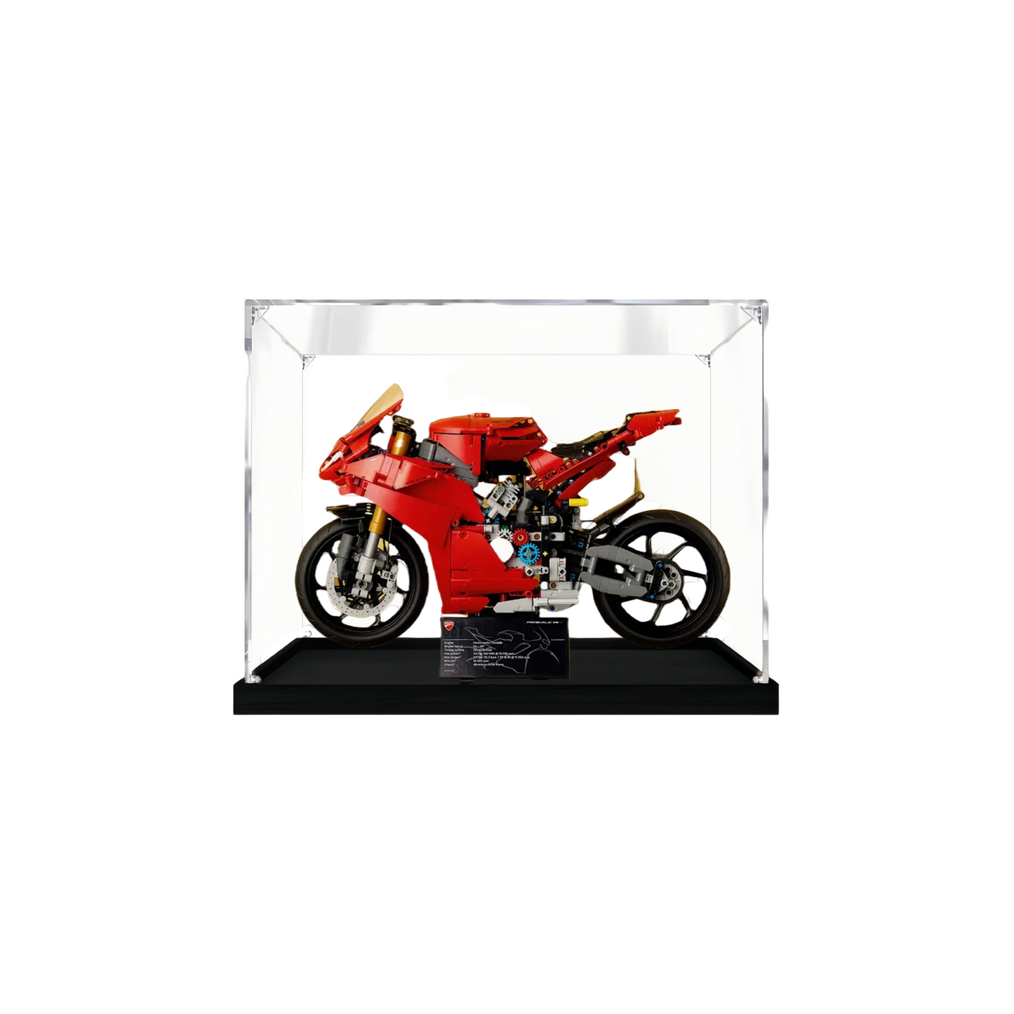 Acrylic Display Case for LEGO® Ducati Panigale V4 S Motorcycle 42202