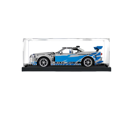 Acrylic Display Case for LEGO 2 Fast 2 Furious Nissan Skyline GT-R (R34) Car 42210