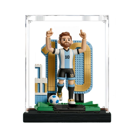 Acrylic Display Case for Lego Lionel Messi – Soccer Legend 43015