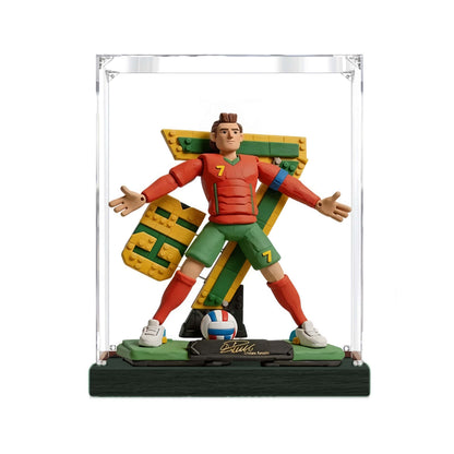 Acrylic Display Case for Lego Cristiano Ronaldo – Soccer Legend 43016