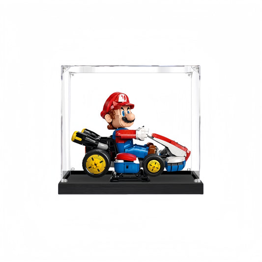 Acrylic Display Case for LEGO Mario Kart Mario Standard Kart 72037