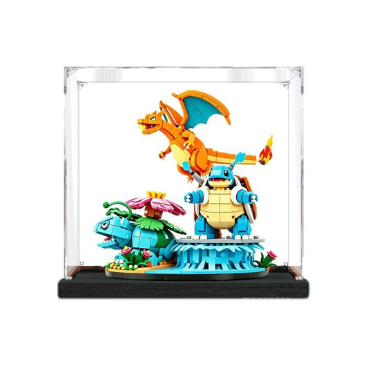 Acrylic Display Case for LEGO® Venusaur, Charizard and Blastoise 72153
