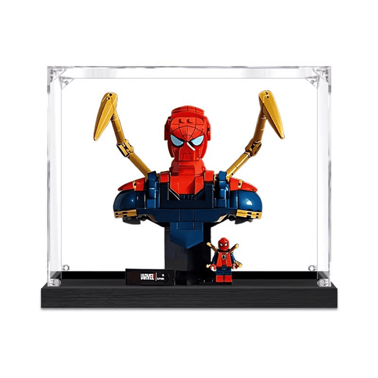 Acrylic Display Case for LEGO® Iron Spider-Man Bust 76326