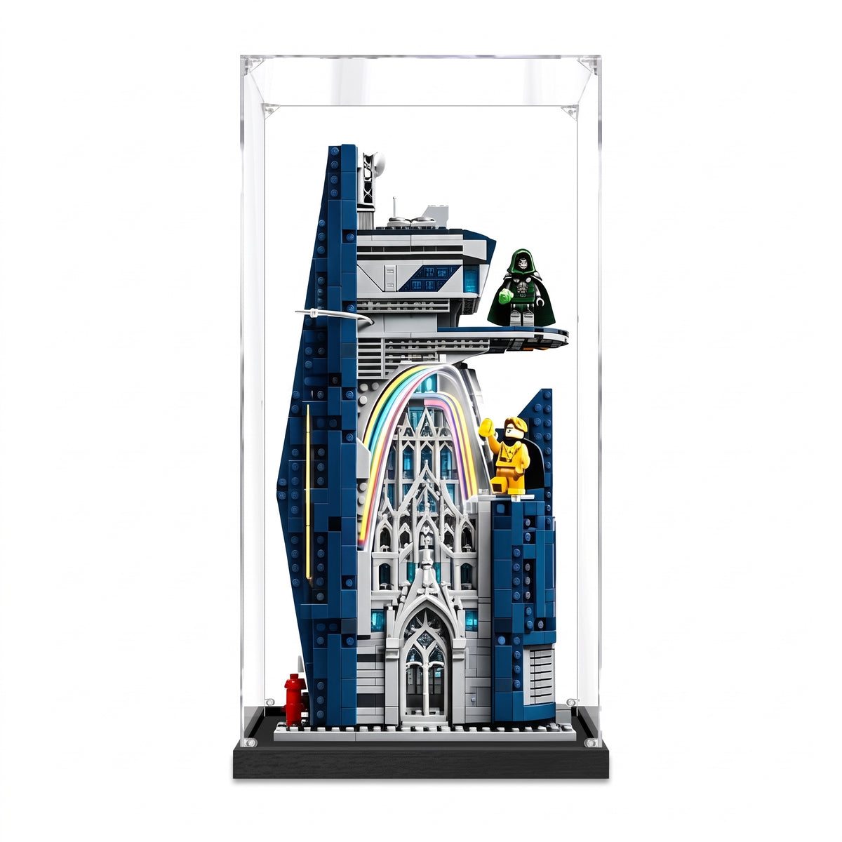 Acrylic Display Case for LEGO Avengers: Doomsday New Avengers Tower 76352