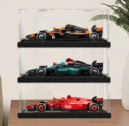 Acrylic Display Case for LEGO Speed Champions F1 Sets 77242, 77243, 77244, 77251