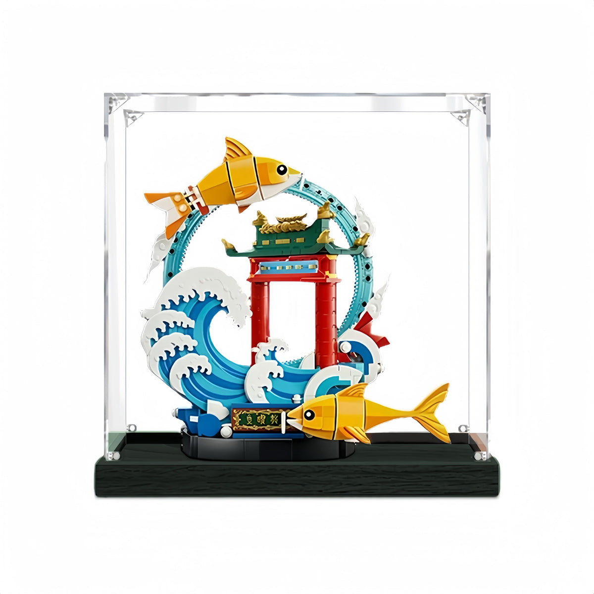 Acrylic Display Case for LEGO® Prosperity Carp Leaping 80120