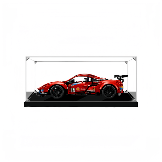 Acrylic Display Case for Lego Ferrari 488 GTE “AF Corse #51” 42125