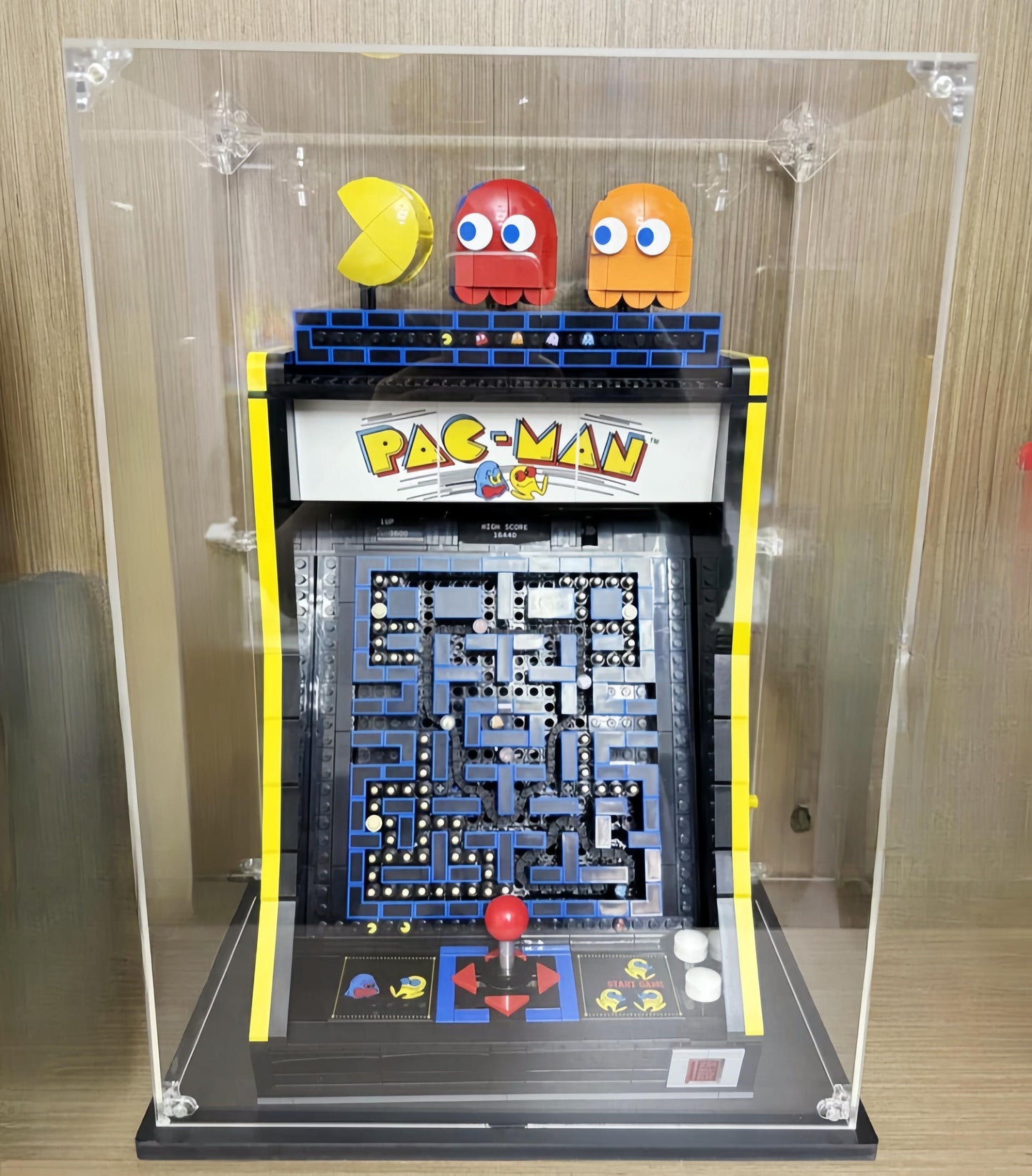 Acrylic Display Case for LEGO PAC-MAN Arcade 10323