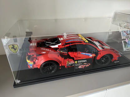 Acrylic Display Case for Lego Ferrari 488 GTE “AF Corse #51” 42125