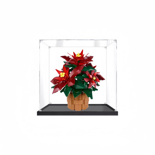 Premium Display Case for LEGO Poinsettia 10370