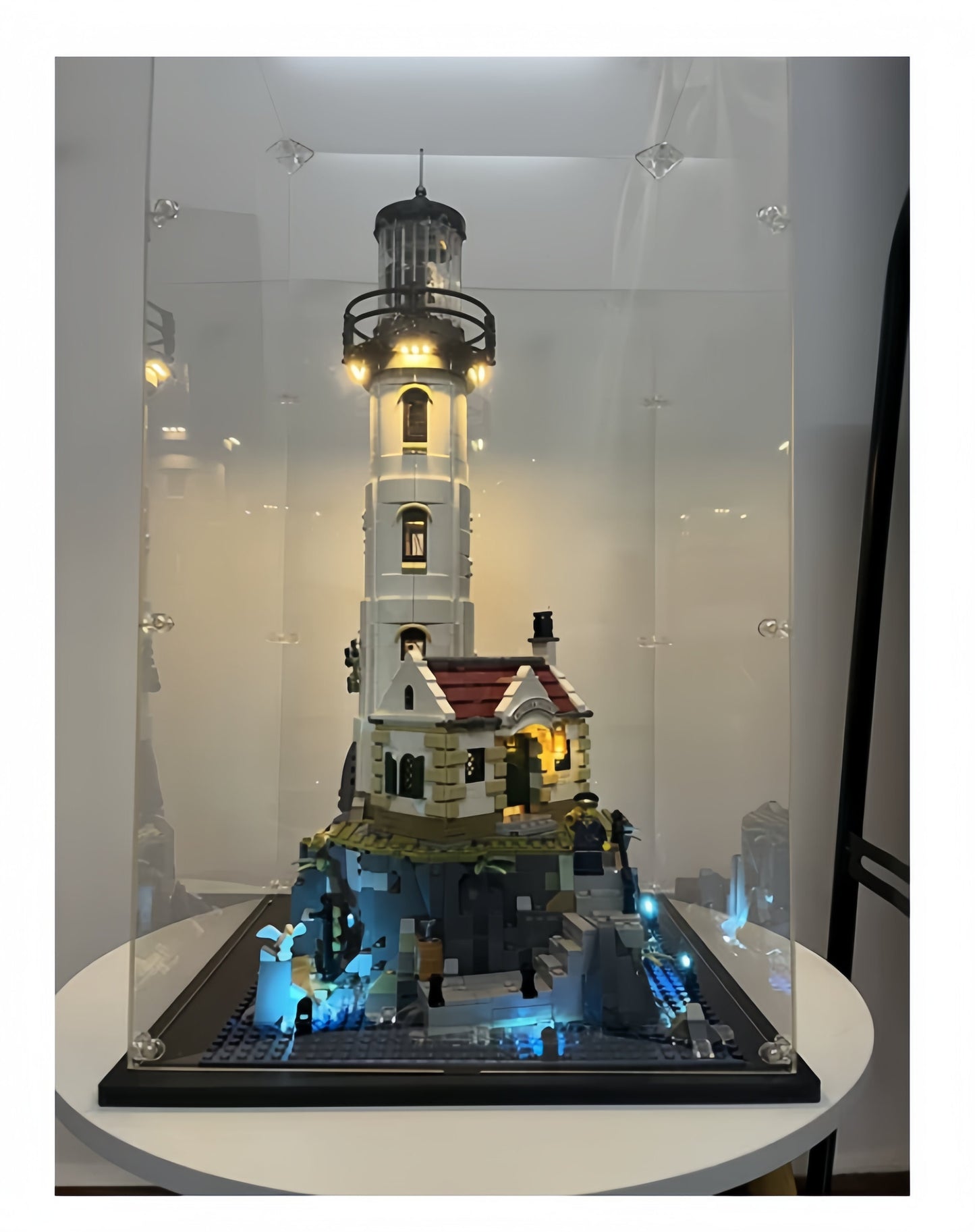 Acrylic Display Case for LEGO® Motorized Lighthouse 21335